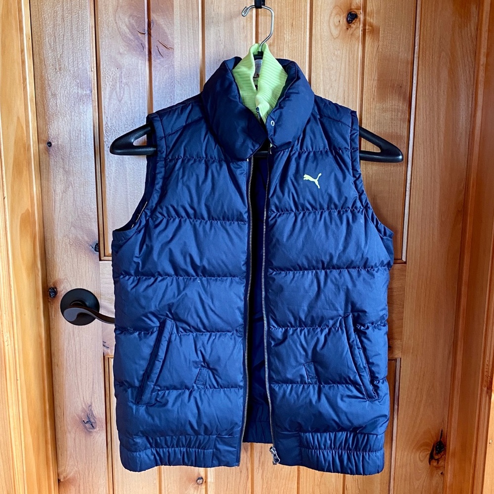Puma navy blue puffy vest 🐾 Penn State - We Are!